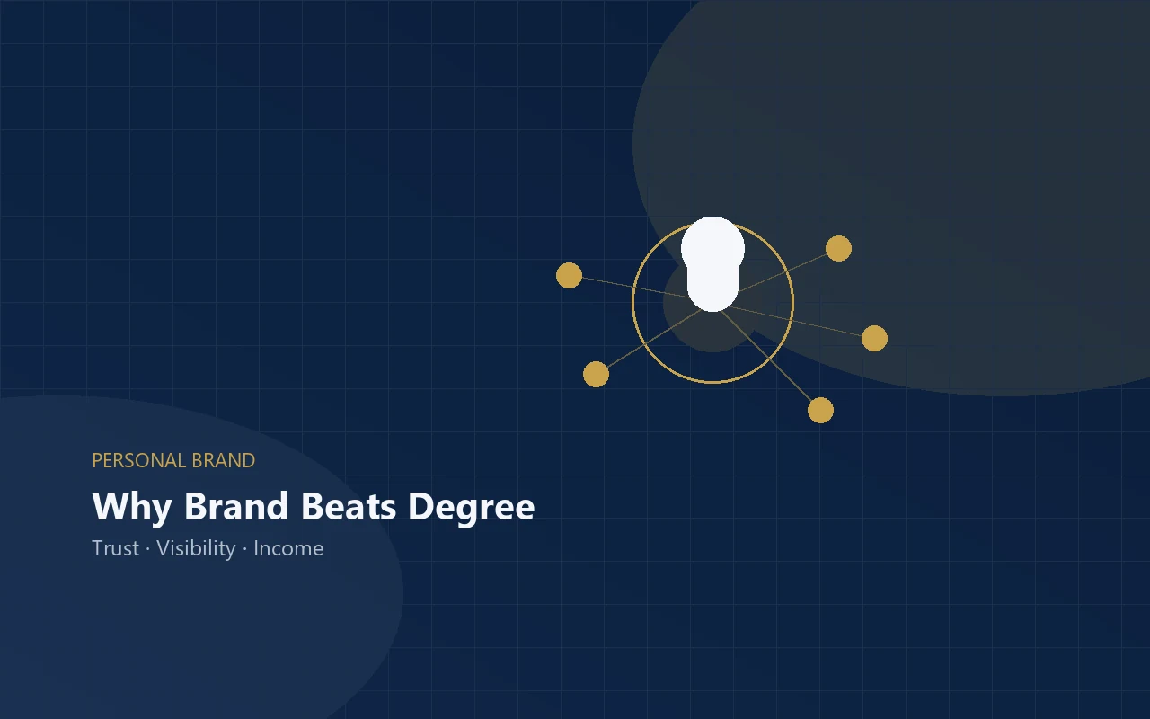 چرا برند شخصی از مدرک مهم‌تره؟